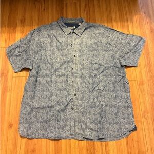 Tommy Bahama Palm Tree Batik Style Shirt